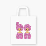 Stoffbeutel Tasche Kirschblütenmädchen rosa – Bild 2