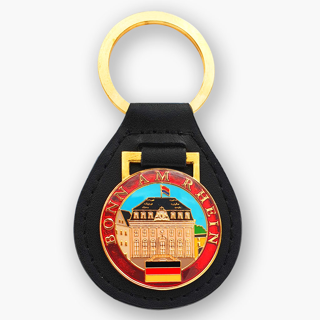 Schlüsselanhänger Leder Bonn am Rhein – Bild 1