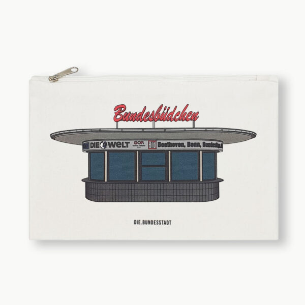 Kosmetiktasche weiß, Bundesbüdchen - Die Bundesstadt