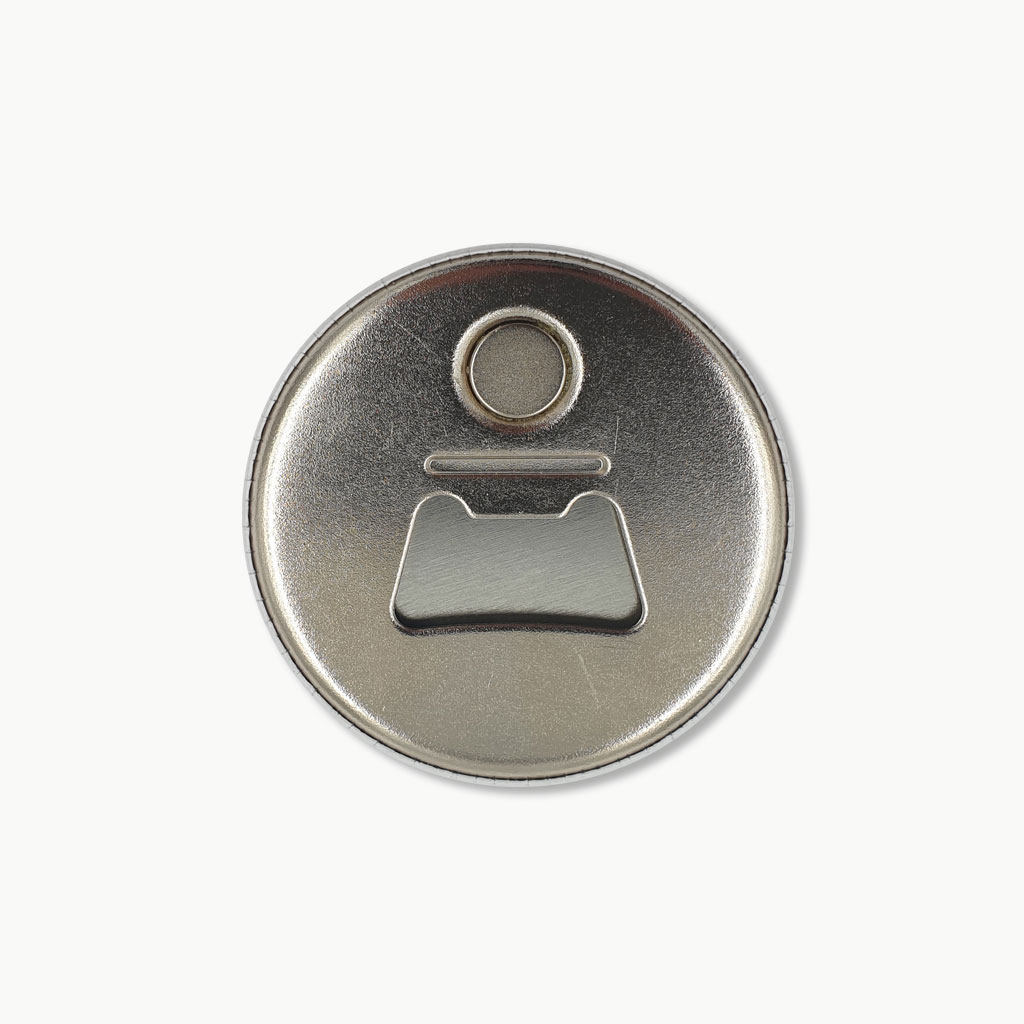 Kühlschrankmagnet und Flaschenöffner mit Bonner Kussmund – Bild 2