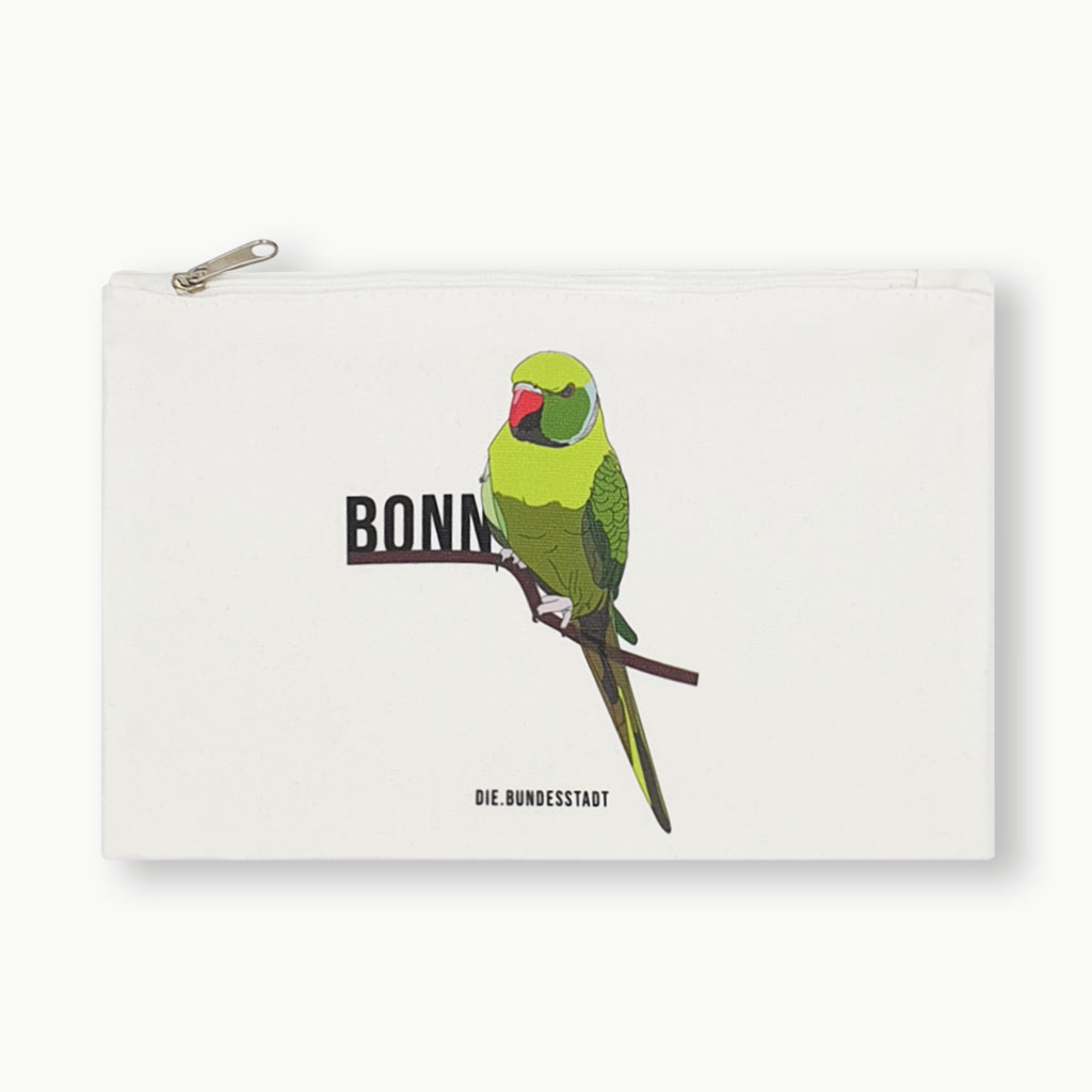 Papagei Kosmetiktasche weiß, Papagei - Die Bundesstadt – Bild 1