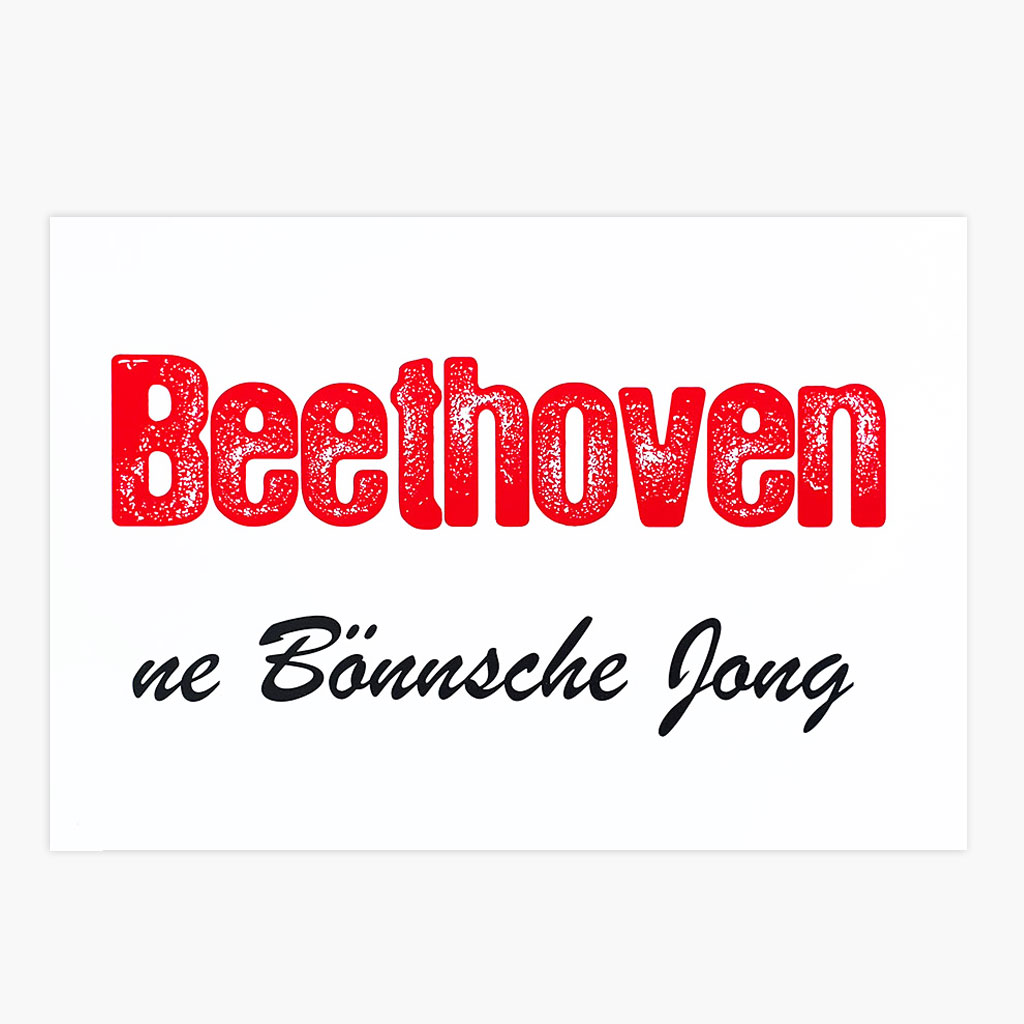 Postkarte Beethoven ne Bönnsche Jong – Bild 1